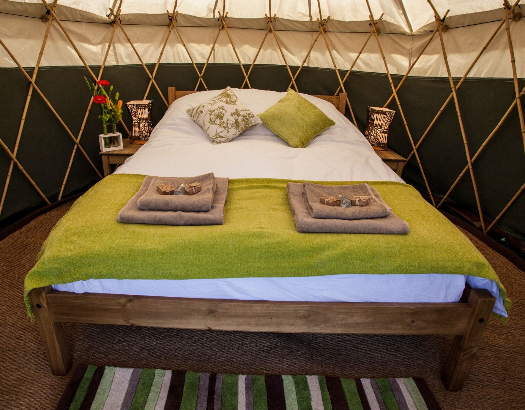 Glastonbury Festival Accommodation Glamping Yurts Tents